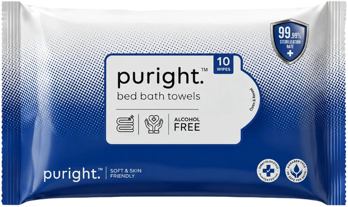 10 Pull Pack - Bed Bath Wipes