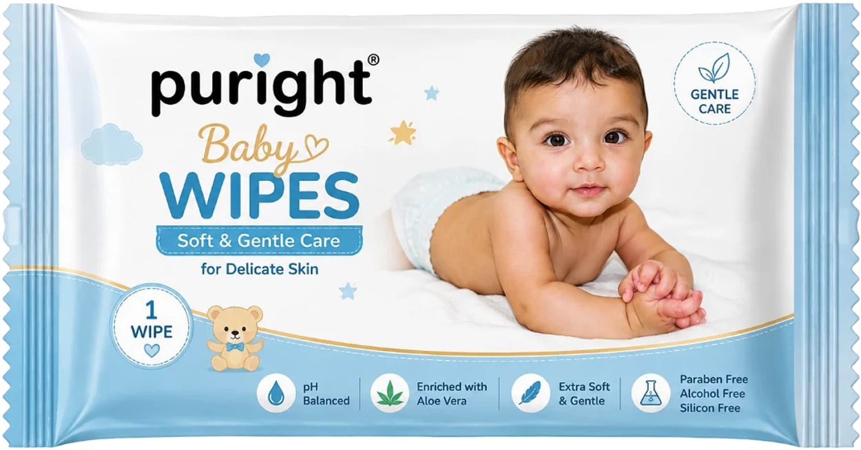 Single Pcs Pack Baby Wipes