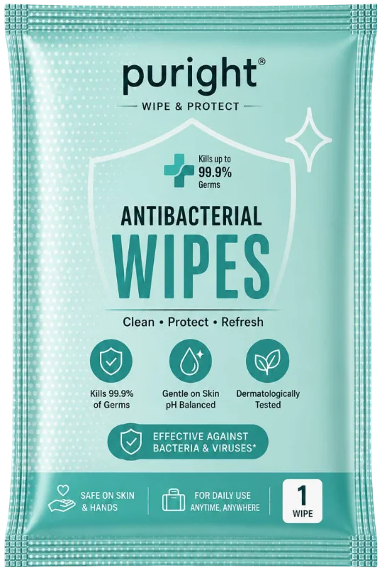 Single Pack Antibacterial Wipes (IPA Based)